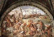 RAFFAELLO Sanzio The Battle of Ostia Sweden oil painting artist